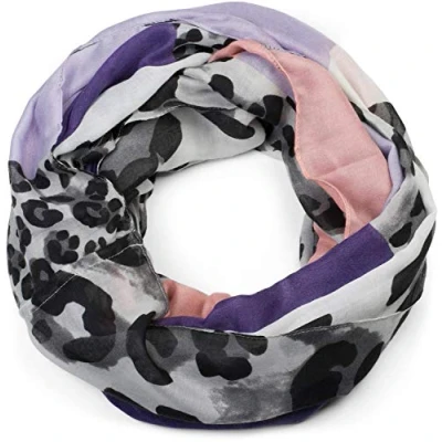 Abbildung von styleBREAKER Loop, (1 St), Colour Blocking Loop Schal mit Leoparden Muster