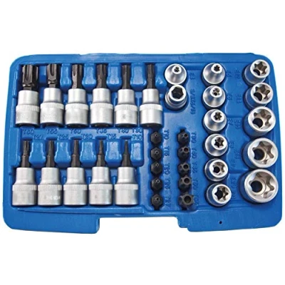 Abbildung von SW Stahl 04187L Steckschlüsseleinsatz Set 34 Chrom Vanadium 3/8