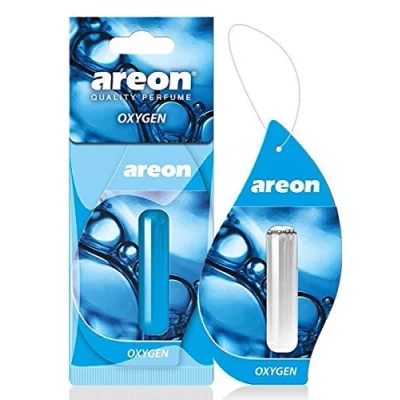 Abbildung von AREON Liquid Auto Parfüm Sauerstoff Autoduft Hängend Duftflakon Flakon Blau Lufterfrischer Aufhängen Anhänger Spiegel 5ml 3D (Oxygen Pack x 1)