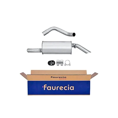Abbildung von HELLA 8LD 366 029 811 Endschalldämpfer hinten mit Anbauteilen FORD: Escort 5 Kombi