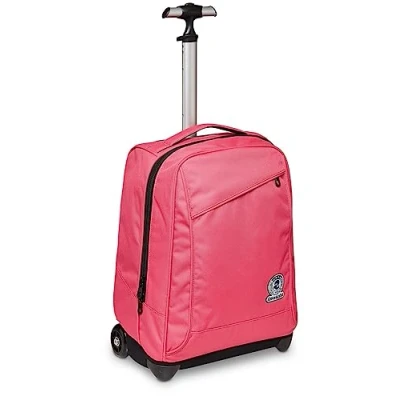Abbildung von Invicta Trolley BENIN SOLID, 2 in 1, Schulranzen mit Rollen, Rucksack Trolleyfunktion für Schule, Reisen, Mädchen&amp;Jungen, aus nachhaltigem Stoff