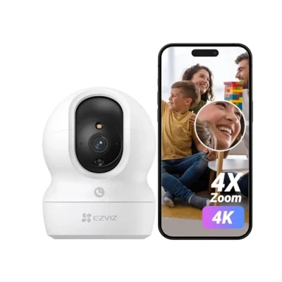 Abbildung von EZVIZ 4K Indoor WiFi Überwachungskamera, Babykamera 2.4Ghz 360 Schwenk/Neige, Intelligente Nachtsicht, Auto Tracking, Bidirektionales Audio, Standby Modus, Alexa kompatibel, CP1 Pro