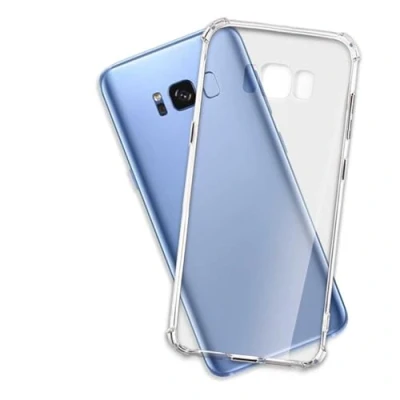 Abbildung von mtb more energy® Hülle Crystal Armor kompatibel mit Samsung Galaxy S8 (SM G950, 5.8&#039;&#039;) verstärkte Ecken Anti Shock Schutzhülle Case Cover Tasche