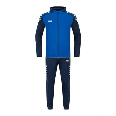 Abbildung von JAKO Herren Trainingsanzug Polyester Performance mit Kapuze, Royal/Marine, S
