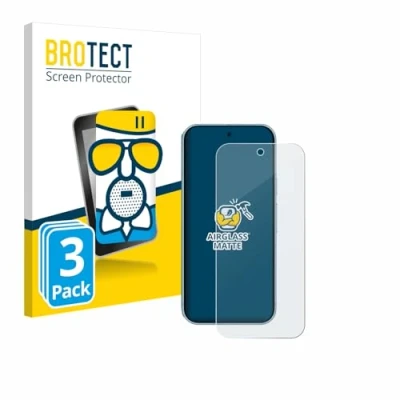 Abbildung von BROTECT Entspiegelungs Schutzglas für Google Pixel 9/9 Pro (3 Stück) Schutz Folie Panzerfolie Glas Matt [Extrem Kratzfest 9H, Anti Reflex]