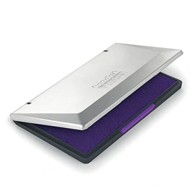 Abbildung von Trodat 9053 Handstempelkissen Metall, 160 x 90mm, Getränkt, Farbe Violett