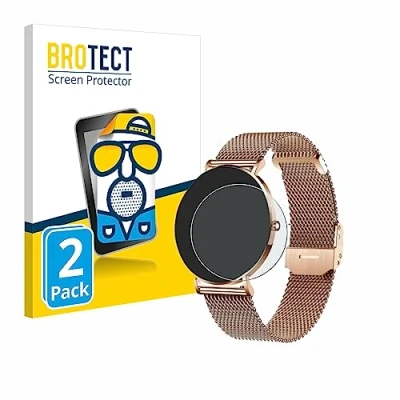 Abbildung von BROTECT Entspiegelungs Schutzfolie für Xcoast X Watch Siona 2 (2 Stück) Matte Displayschutz Folie, Anti Reflex, Fingerprint