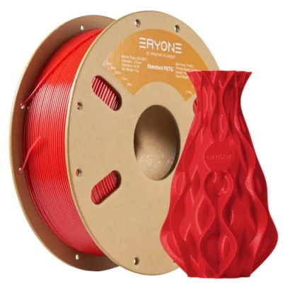 Abbildung von ERYONE PETG Filament 1.75 mm, 3D Drucker PETG, +/ 0.03 1 kg Spule, Rot