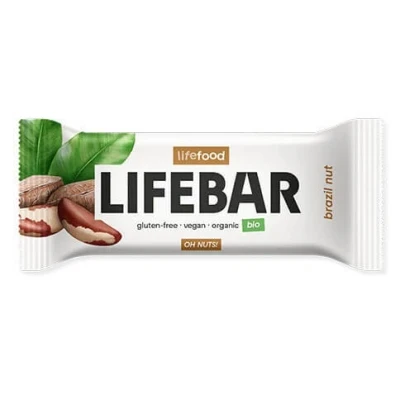 Abbildung von Glutenfreier Bio Riegel mit Paranüssen, 40 g, Lifebar