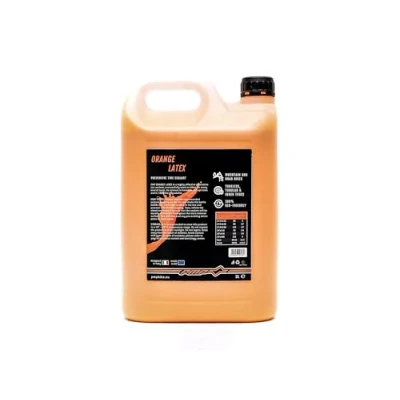 Abbildung von PMP Orange Latex Tubeless Milch Reifendichtmittel Pannenschutzflüssigkeit für schlauchlose MTB und Rennrad. Ihre Pannenversicherung