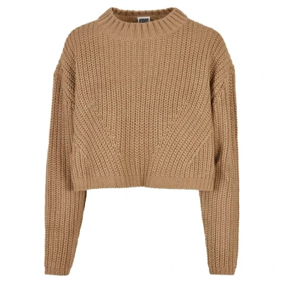 Abbildung von Urban Classics WIDE Strickpullover, Damen, Größe: 3XL, Unionbeige
