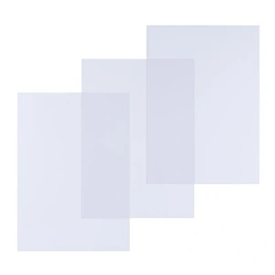 Abbildung von Pavo 8009527 Einbanddeckel Klarsichtfolie A4, PVC Folie, 0.3 mm, 100 er Pack, transparent