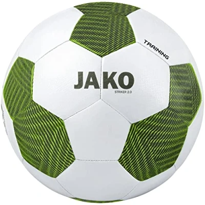 Abbildung von JAKO Unisex Trainingsball Striker 2.0, Weiß/Khaki/Neongrün, 3