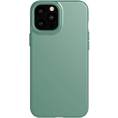 Abbildung von tech21 Evo Slim Schutzhülle für Apple iPhone 12 Pro Max 5G, keimbekämpfend, antimikrobiell mit 2,4 m Fallschutz, Mitternachtsgrün