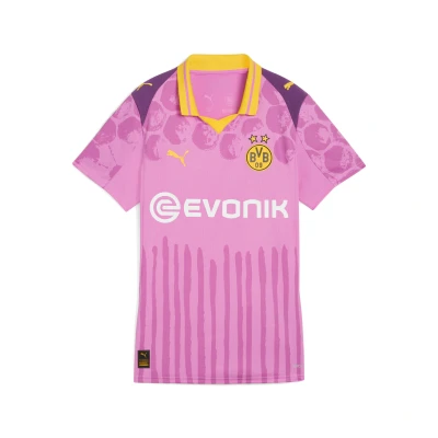 Abbildung von Puma Borussia Dortmund Vereinsmannschaften, Damen, Größe: Large, Mauve pop faster yellow