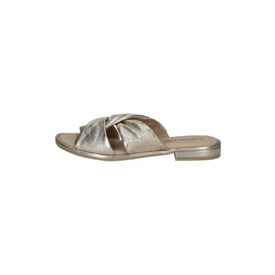 Abbildung von Caprice Pantolette flach, Damen, Größe: 37, Platin metal Schuhe