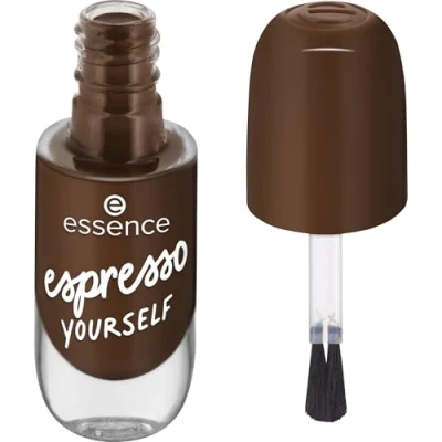 Abbildung von essence gel nail colour, Nagellack, Nr. 86, Braun, langanhaltend, Expressergebnis, schnelltrocknend, glänzend, vegan, ohne Mikroplastikpartikel, Konservierungsstoffe, Parfüm, 1er Pack (8ml)