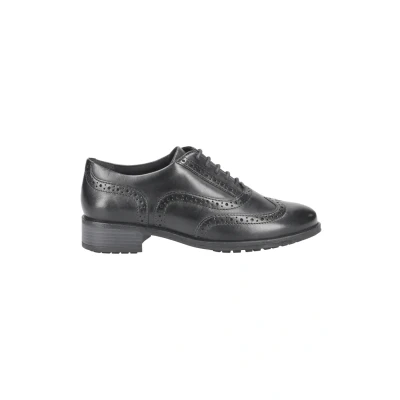 Abbildung von Clarks Originals Havisham Schnürer, Damen, Größe: 37, Schwarz Leder