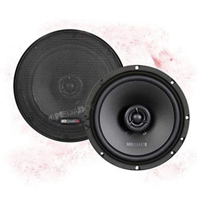Abbildung von MEDIADOX Front 16,5cm/165mm 2 Wege Koax Auto Lautsprecher/Boxen/Speaker Set von MB Quart (QX165) kompatibel mit FIAT Ducato Typ 250 ab 2006