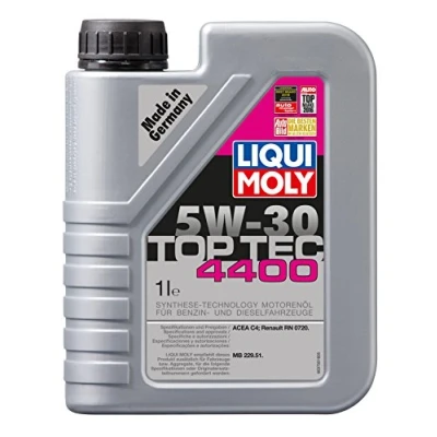 Abbildung von Liqui Moly Top Tec 4400 5W 30 1l Motoröl 2319 MERCEDES BENZ: C Klasse Limousine, Vito Kastenwagen, E RENAULT: SCENIC 3, Espace 5