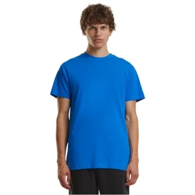 Abbildung von Build Your Brand Men&#039;s BY004 T Shirt Round Neck Shirt, Intenseblue, Small