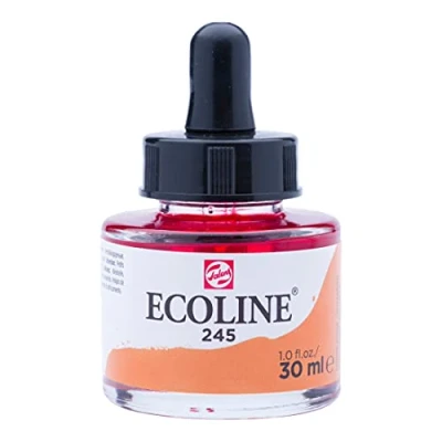 Abbildung von Ecoline Liquid Watercolour Bottle Saffron Yellow 245