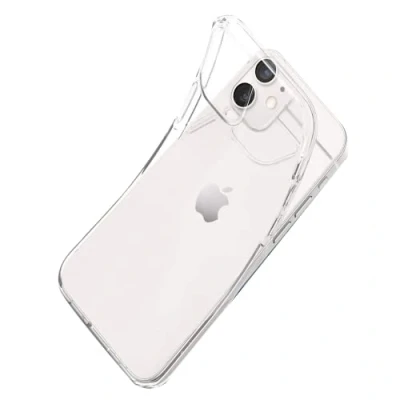 Abbildung von Wisam Case Hülle für iPhone 12 Mini 5.4 Zoll, dünne weiche TPU Silikon Schutzhülle, durchsichtige Handyhülle