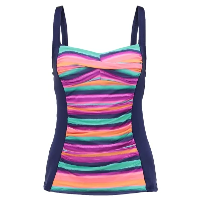 Abbildung von Lascana WIRE Tankini Bikinitop multicolored, Damen, Größe: 38xD, Multi colored
