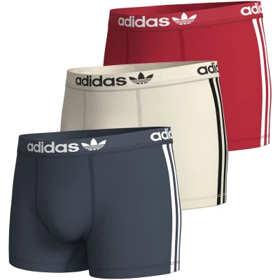 Abbildung von adidas Originals Trunk 3 PACK Panties, Herren, Größe: 43 45, Red/blue/white