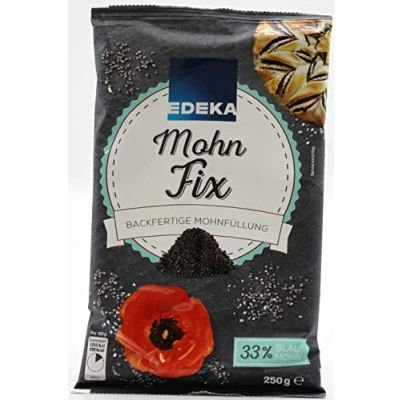 Abbildung von Edeka Mohnfix backfertige Mohnfüllung, 15er Pack (15 x 250g)