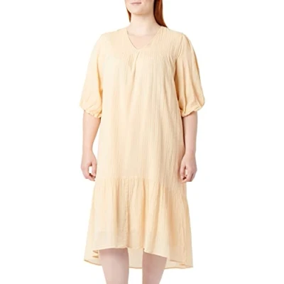 Abbildung von Noa Damen Organic Cotton Gauze Dress, Desert Dust, 36 EU