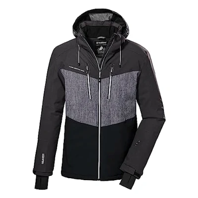 Abbildung von Killtec Funktions MIT Abzippbarer Kapuze UND KSW 45 MN Outdoorjacke, Herren, Größe: XL, Dunkelanthra