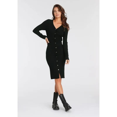 Abbildung von Laura Scott Longstrickjacke, oder Strickkleid aus fester Rippqualität
