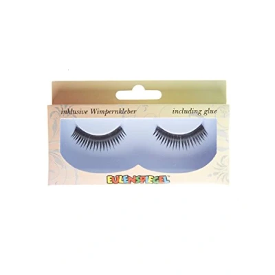 Abbildung von Eulenspiegel 000915 Wimpern schwarz, 1 ml Spezial Wimpernkleber, Anleitung