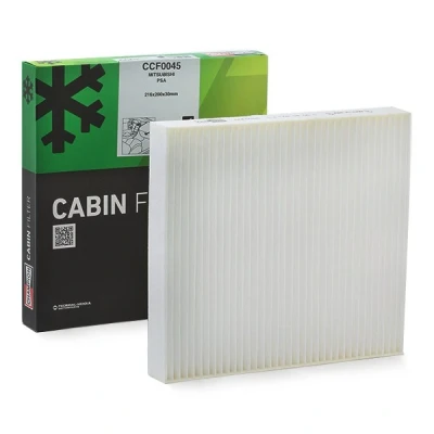 Abbildung von CHAMPION CCF0045 Innenraumfilter Pollenfilter, Partikelfilter 216 200 30 MITSUBISHI: ASX SUV, OUTLANDER 3, Lancer 8 Schrägheck, PEUGEOT: 4007