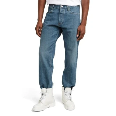 Abbildung von G STAR Men&#039;s Dakota Regular Straight Jeans, Blau, 34W / 36L