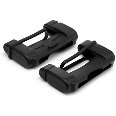 Abbildung von 2pcs Car Safety Belt Buckle Covers, Universal Covers Anti Scratch Silicon Seat Protector (Black)