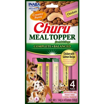 Abbildung von Inaba Churu Meal Topper Hundesnack Huhn mit Lachs
