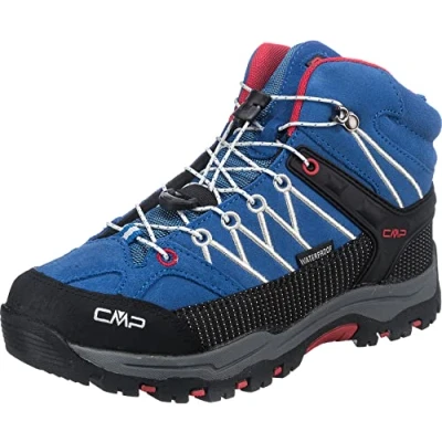 Abbildung von CMP Kids Rigel Mid Shoe Wp Trekking &amp; Wanderschuhe, Cobalto Stone Fire, 31 EU