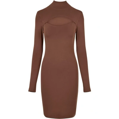 Abbildung von Urban Classics Cutout Etuikleid, Damen, Größe: Large, Bark