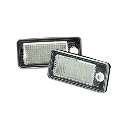 Abbildung von AUTO STYLE Satz LED Nummerschildbeleuchtung kompatibel mit Audi diverse Modelle