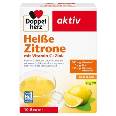 Abbildung von Doppelherz Heisse Zitrone Vitamin C + Zink Granula