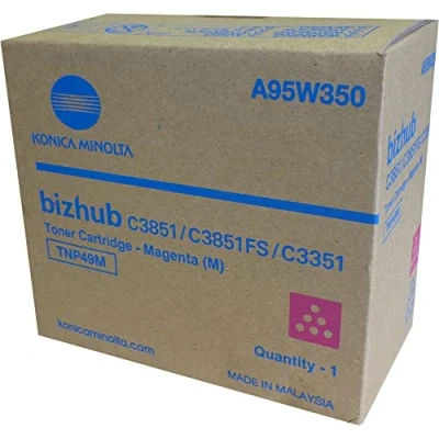 Abbildung von Konica Minolta A95W350 (TNP 49Y) Magenta Toner