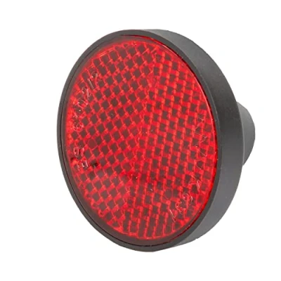 Abbildung von cyclingcolors 1x Fahrrad Reflektor HINTEN ROT RÜCKSTRAHLER SCHUTZBLECH 40MM Durchmesser