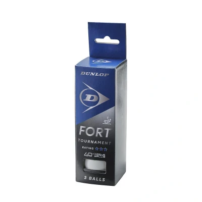 Abbildung von Tischtennisball Dunlop 40+ Fort Tournament TT (x3)