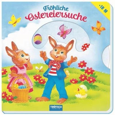 Abbildung von Trötsch Spielbuch Ostereiersuche, Osterbuch, Kinderbuch: Pappenbuch mit vielen Schiebe und Spielelementen (Ostern: Kinderbücher)