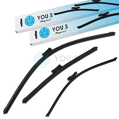 Abbildung von YOU.S SCHEIBENWISCHER SET VORNE + HINTEN 600 380 350 mm (3 Stück)