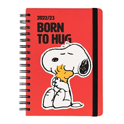 Abbildung von Grupo Erik Snoopy Schulplaner 2022 2023, Schulkalender Schülerkalender, Studentenkalender, Kalender für die Schule, Wochenplaner 12 Monate A5 Format, Personal Organizer