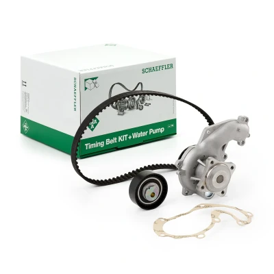 Abbildung von INA 530 0142 30 Wasserpumpe + Zahnriemensatz mit FORD: Focus 2 Schrägheck, Mk1 Kombi