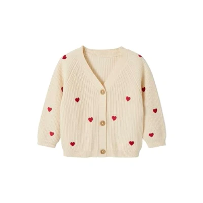 Abbildung von Vertbaudet Mädchen Baby Strickjacke Oeko Tex wollweiß 62